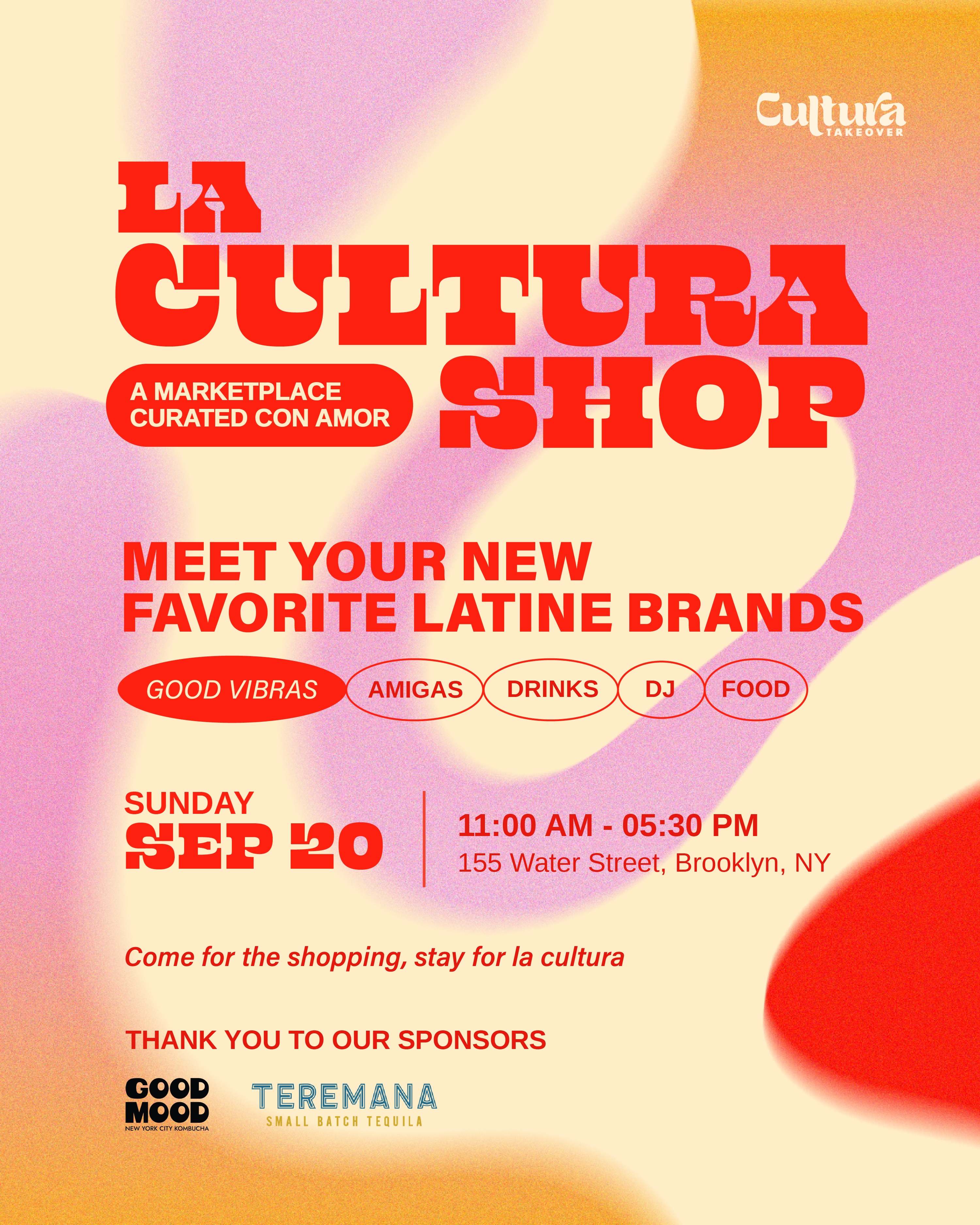 La Cultura Shop @ Brooklyn Bridge w/ Cultura Takeover